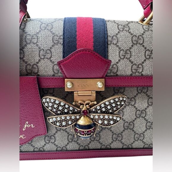 Gucci GG Supreme Monogram Small Queen Margaret Top Handle Bag - Picture 2 of 15